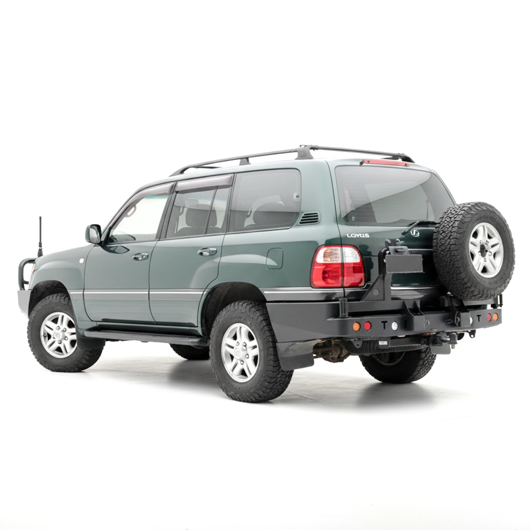 100 Series Rear Bar Spare Wheel Carrier IFS | Rockarmor - Image 3