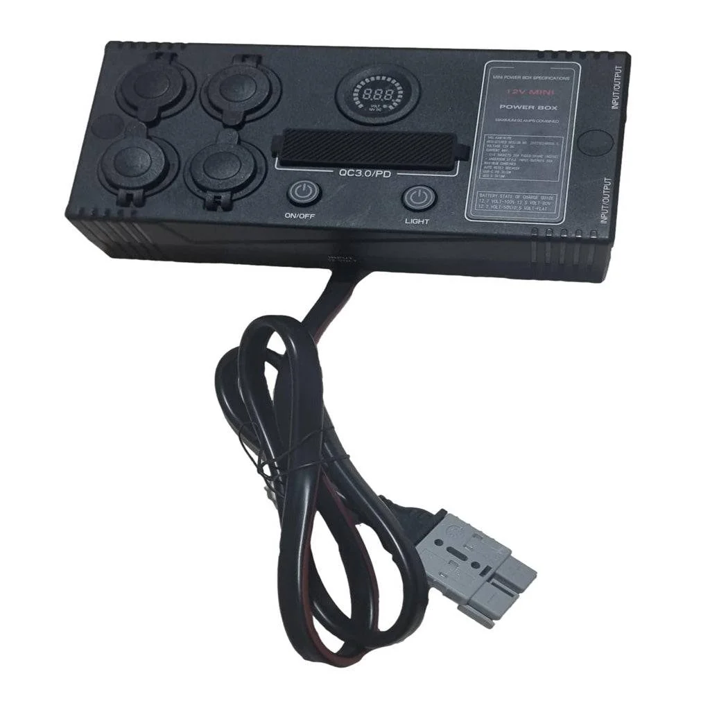 12v Mini Control Box | 4 x Cig Socket | 3 x USB / USB-C | 2 x 50a Connectors - Image 5