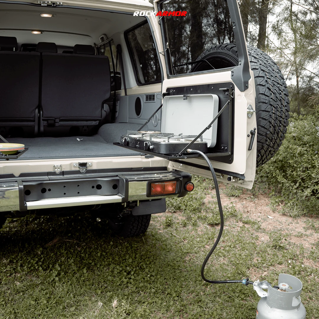Troopy Rear Door Table (Drivers Side) 75/78 Series Landcruiser - Image 3