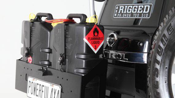 80 Series Rear Bar Spare Wheel Carrier | Rockarmor - Image 10