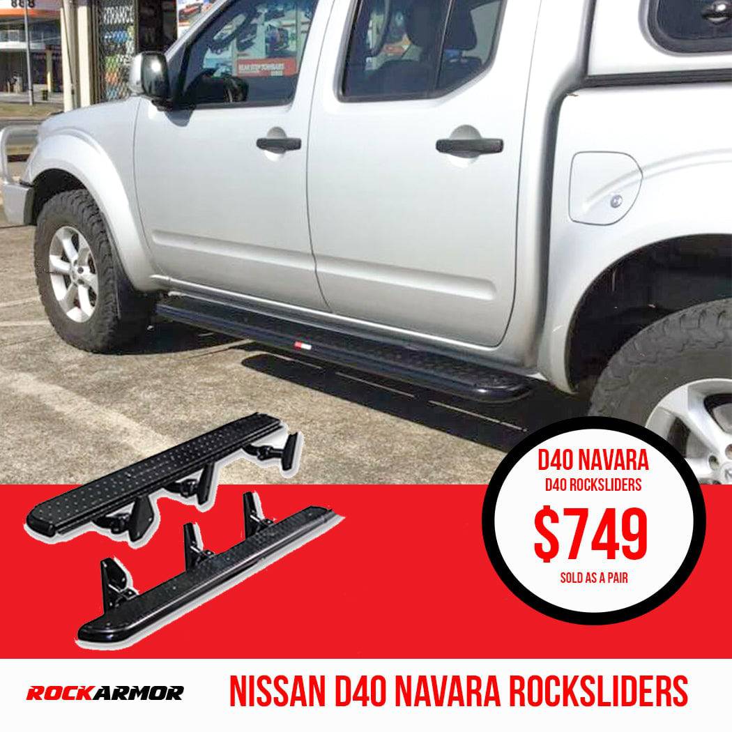 D40 Rock sliders | ADR Approved | Rockarmor 4x4 - Image 4