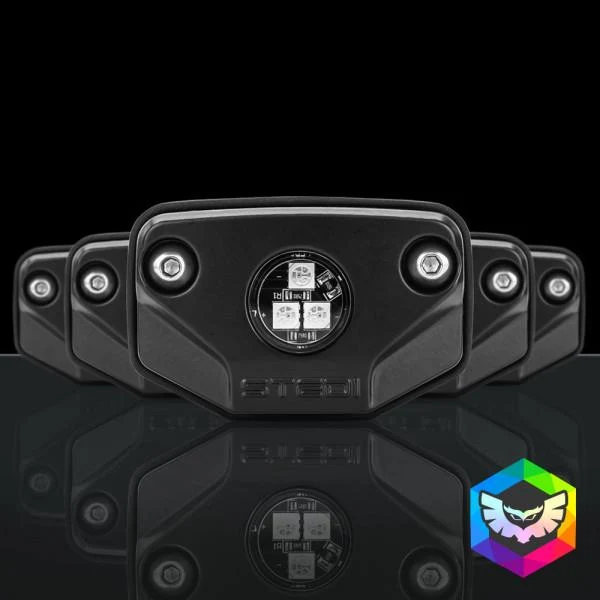 Stedi 6 Pack Surface RGB Rock Led Lights - Image 6
