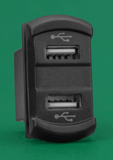 DUAL USB 4X4 VOLT METER GAUGE MONITOR - Image 2