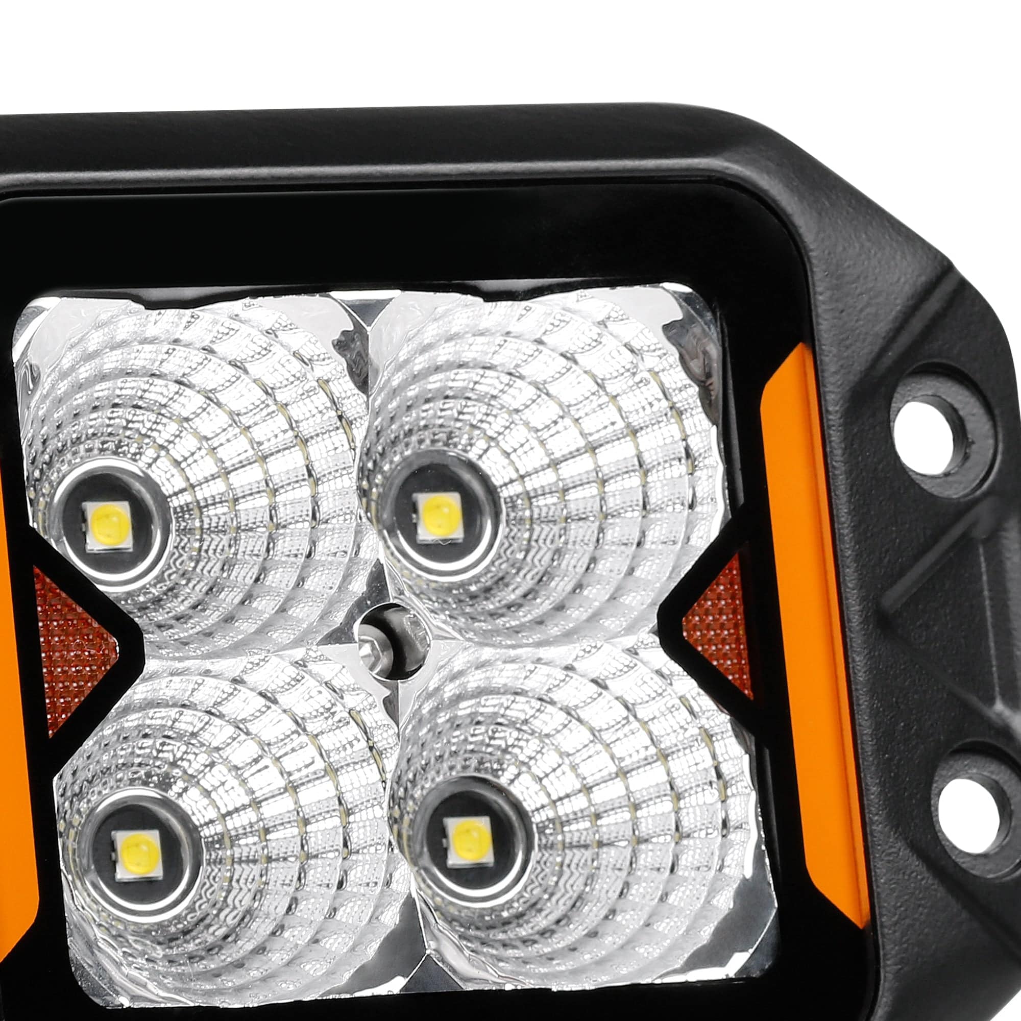 Flush Mount 20W Work Light | Flood | Rockarmor | Wiring Harness Included - Image 5
