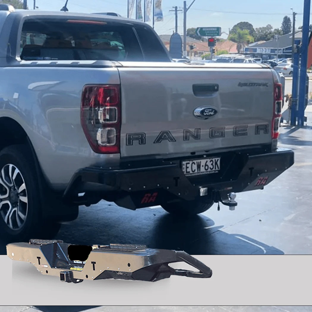 Ford Ranger Tow Bar Suits PX1 PX2 PX3 | Rockarmor Rear Step Tow Bar - Image 3