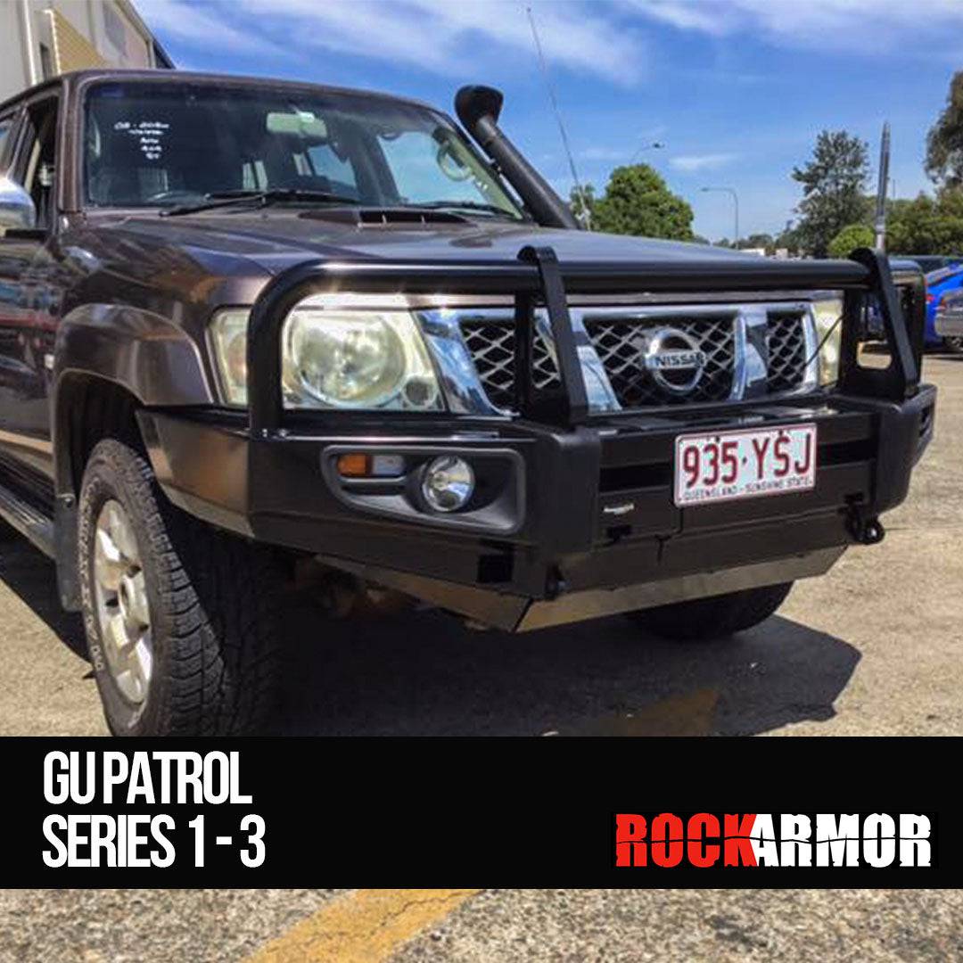 GU Patrol Bullbar Suits Series 1-3 Rockarmor Premium Classic - Image 3