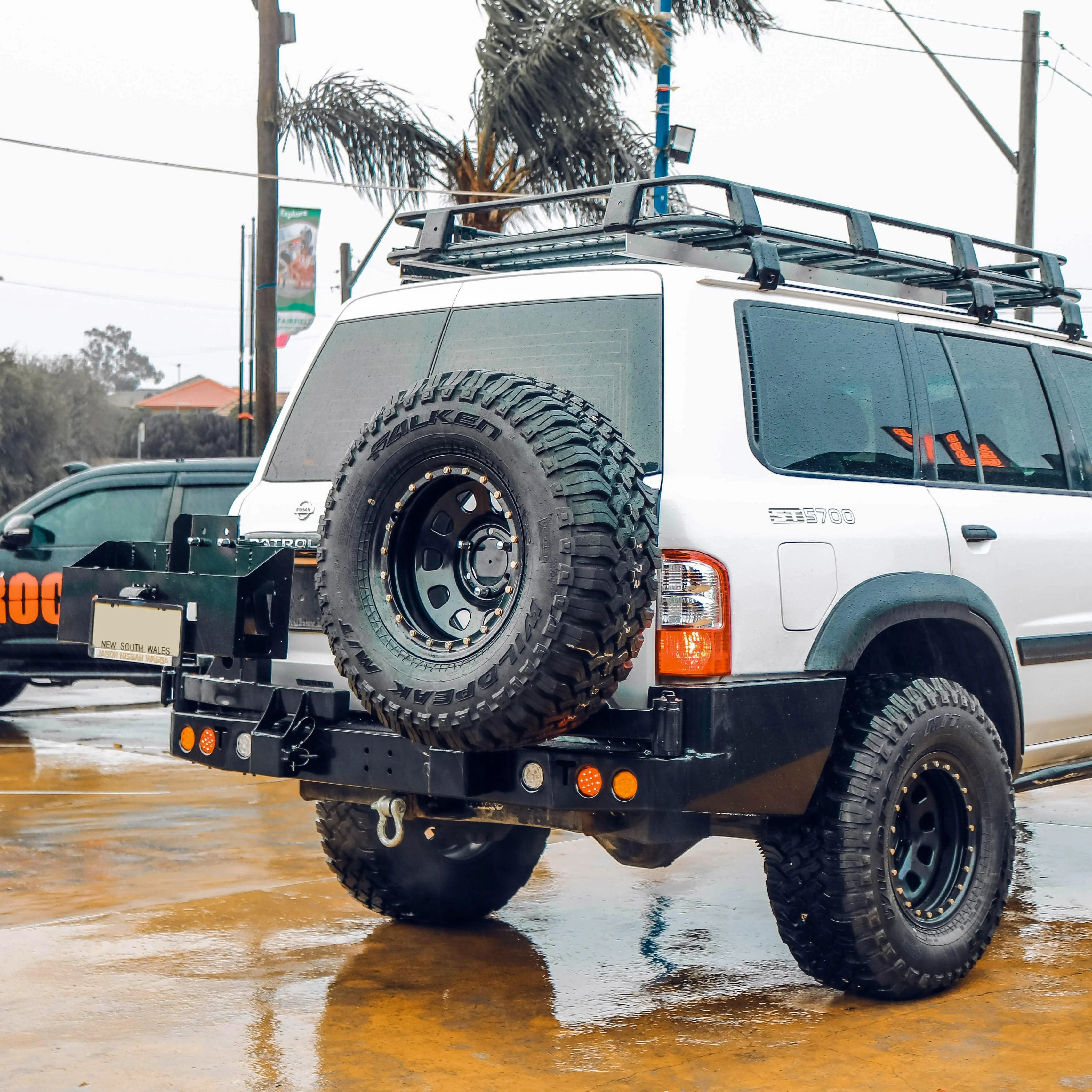 GU Patrol Rear Bar Spare wheel Carrier Series 1-3 - Image 6