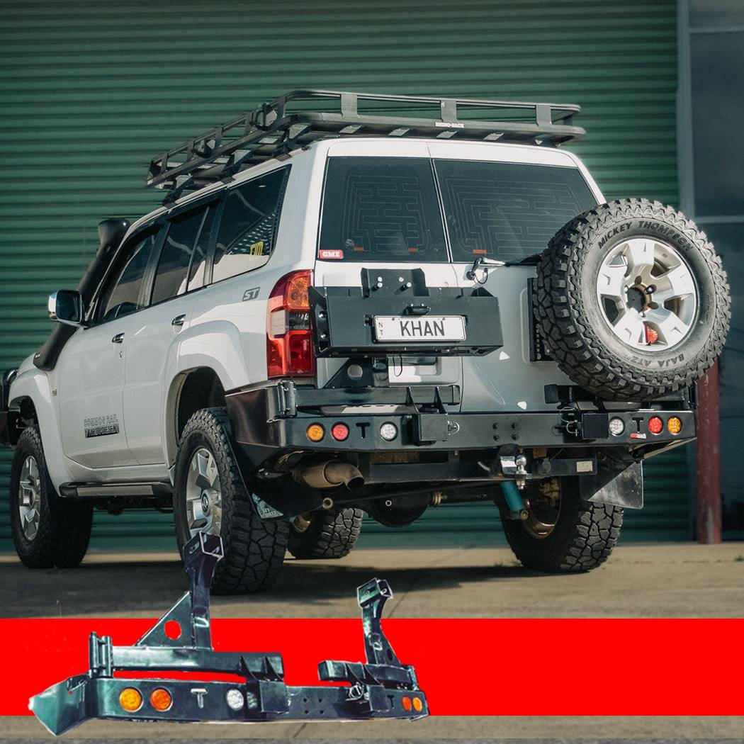 GU Patrol Rear Bar Spare Wheel Carrier Series 4+ - Image 3