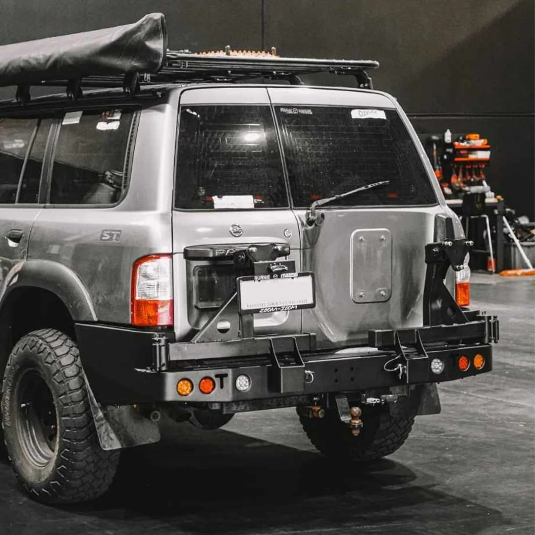 GU Patrol Rear Bar Spare Wheel Carrier Series 4+ - Image 4
