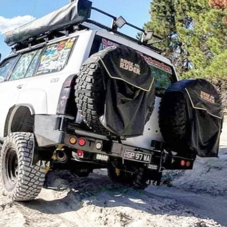 GU Patrol Rear Bar Spare Wheel Carrier Series 4+ - Image 5
