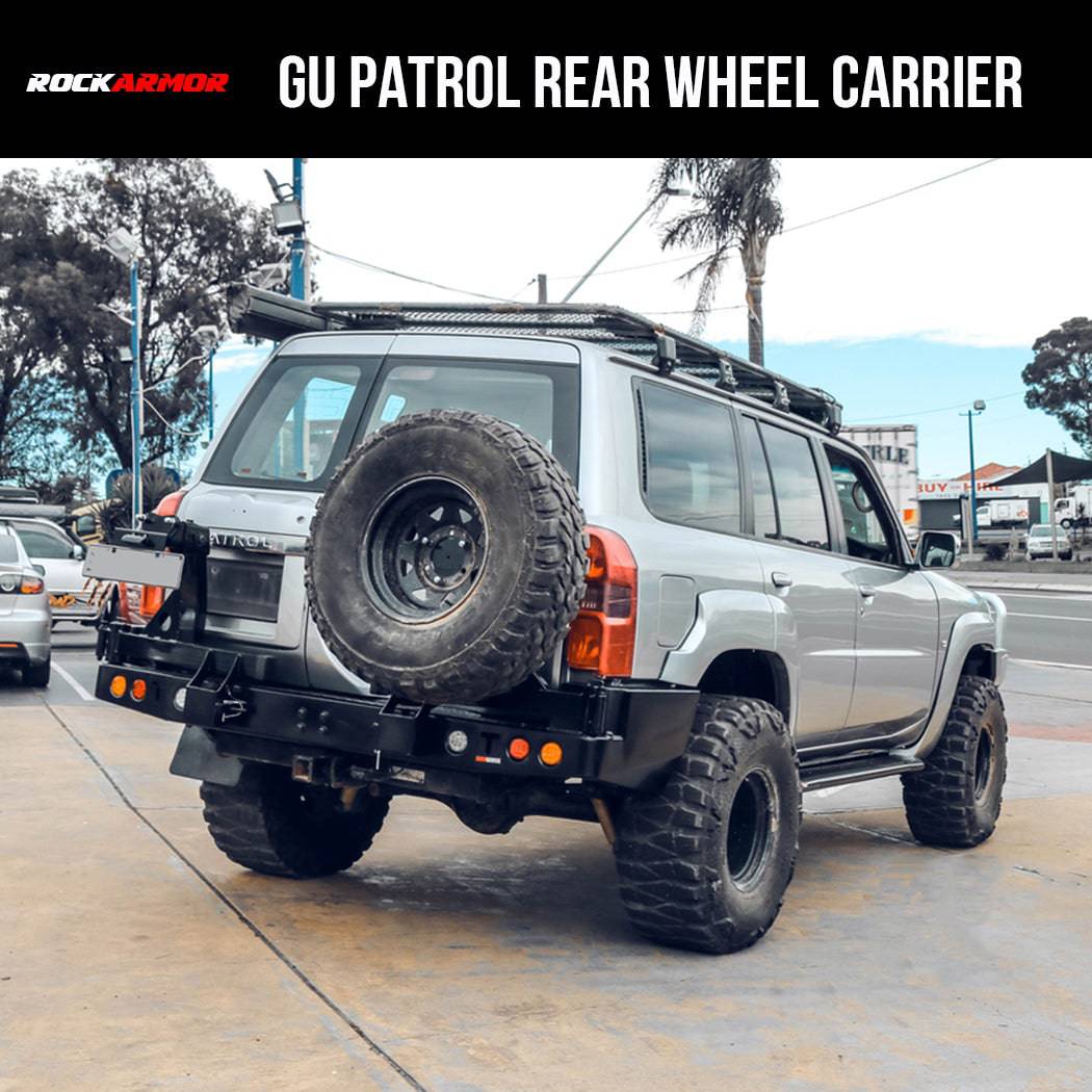 GU Patrol Rear Bar Spare Wheel Carrier Series 4+ - Image 6
