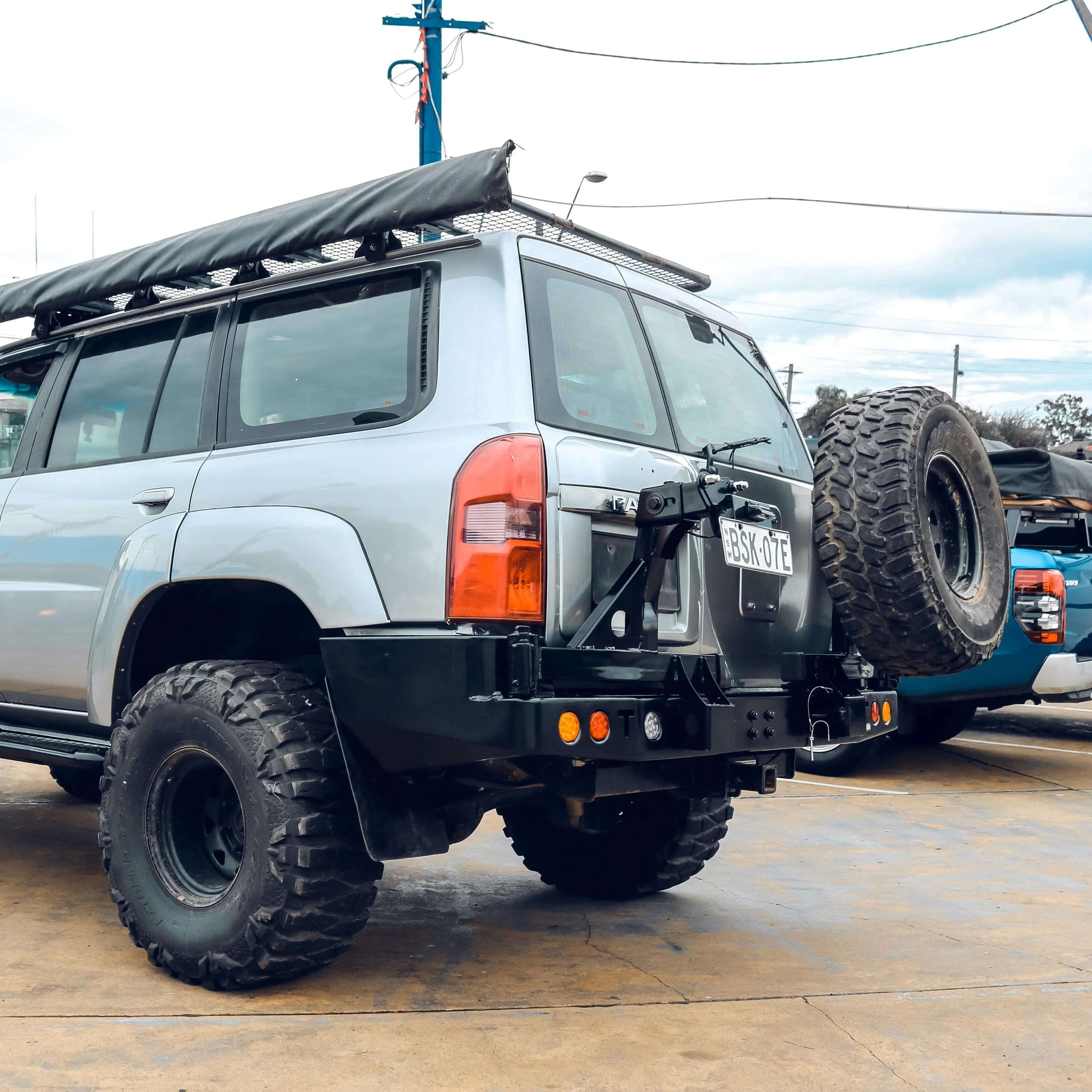 GU Patrol Rear Bar Spare Wheel Carrier Series 4+ - Image 7