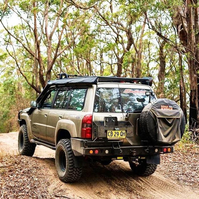 GU Patrol Rear Bar Spare Wheel Carrier Series 4+ - Image 8