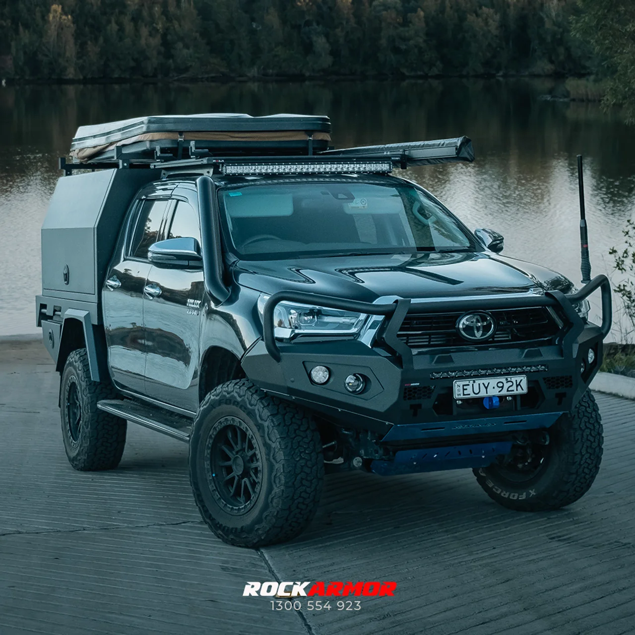 Hilux Touring Pack Suits: Hilux 08/2020 - 11/2025 - Bullbar, Winch, Lights, uhf + Free Fridge - Image 3