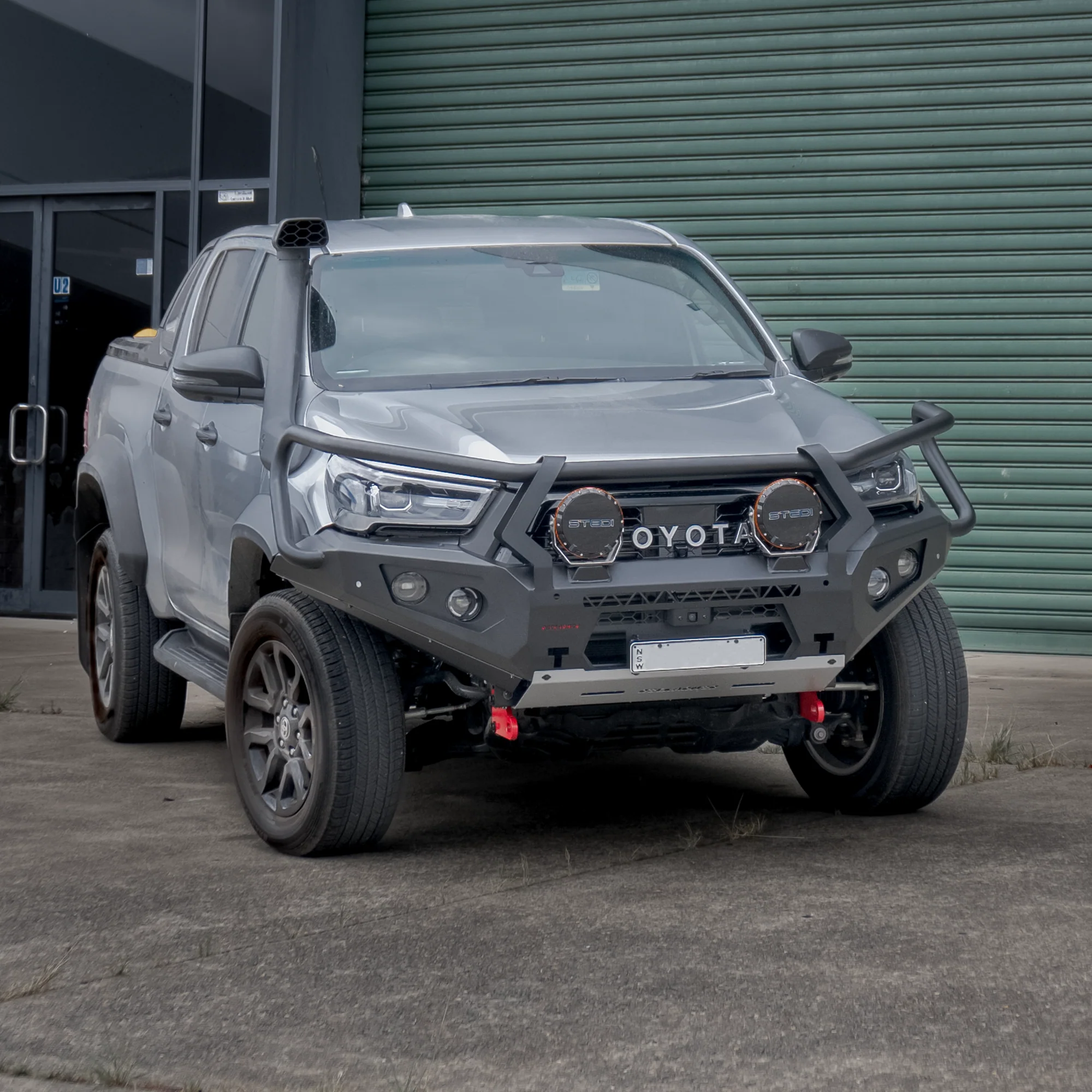 Hilux Wide Body Touring Pack Suits: GR Hilux / Rogue MY23 - Bullbar, Winch, Lights, uhf + Free Fridge - Image 5