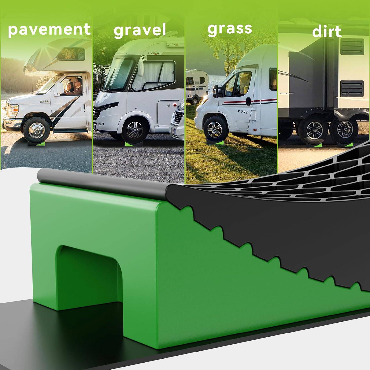 4-Piece Levelling Ramp Kit & Chock Kit | Level M8 - Image 4