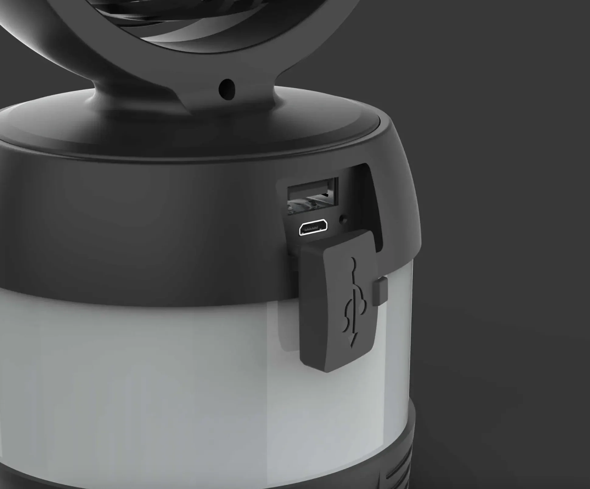 Mini Camping Fan | Built-in LED Lantern - Image 5
