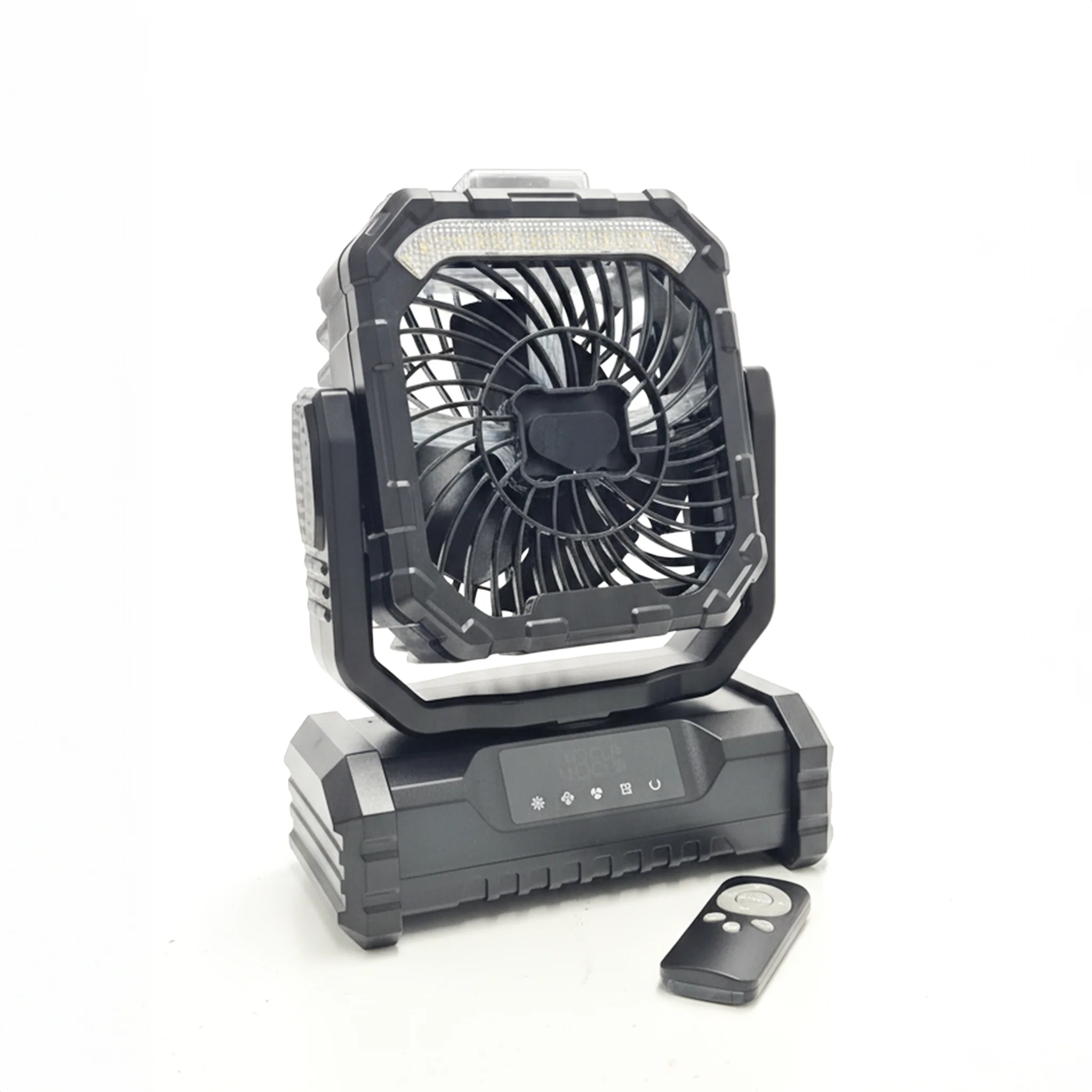 Misting Fan Camping Fan  | 20,000 mAh | Remote Control | 5 Speed Fan | 90° Rotating | Built-In LED Lantern - Image 3