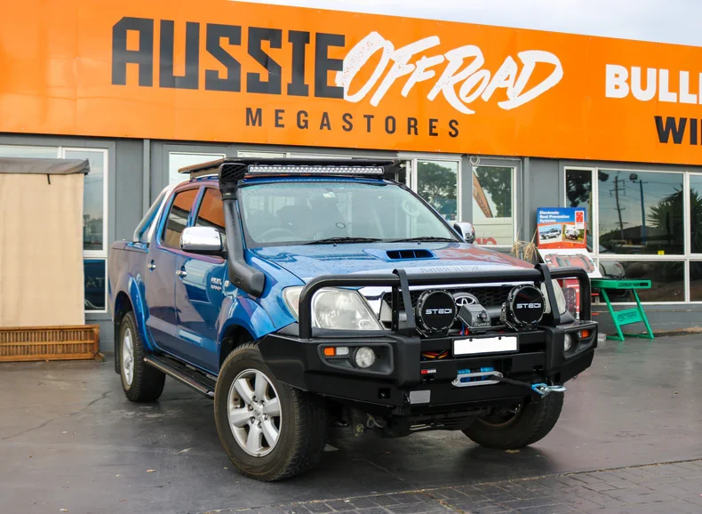 N70 Hilux Touring Pack Suits: 2005-07/2011 - Prem Bullbar, Winch, Lights, uhf + Free Fridge - Image 3