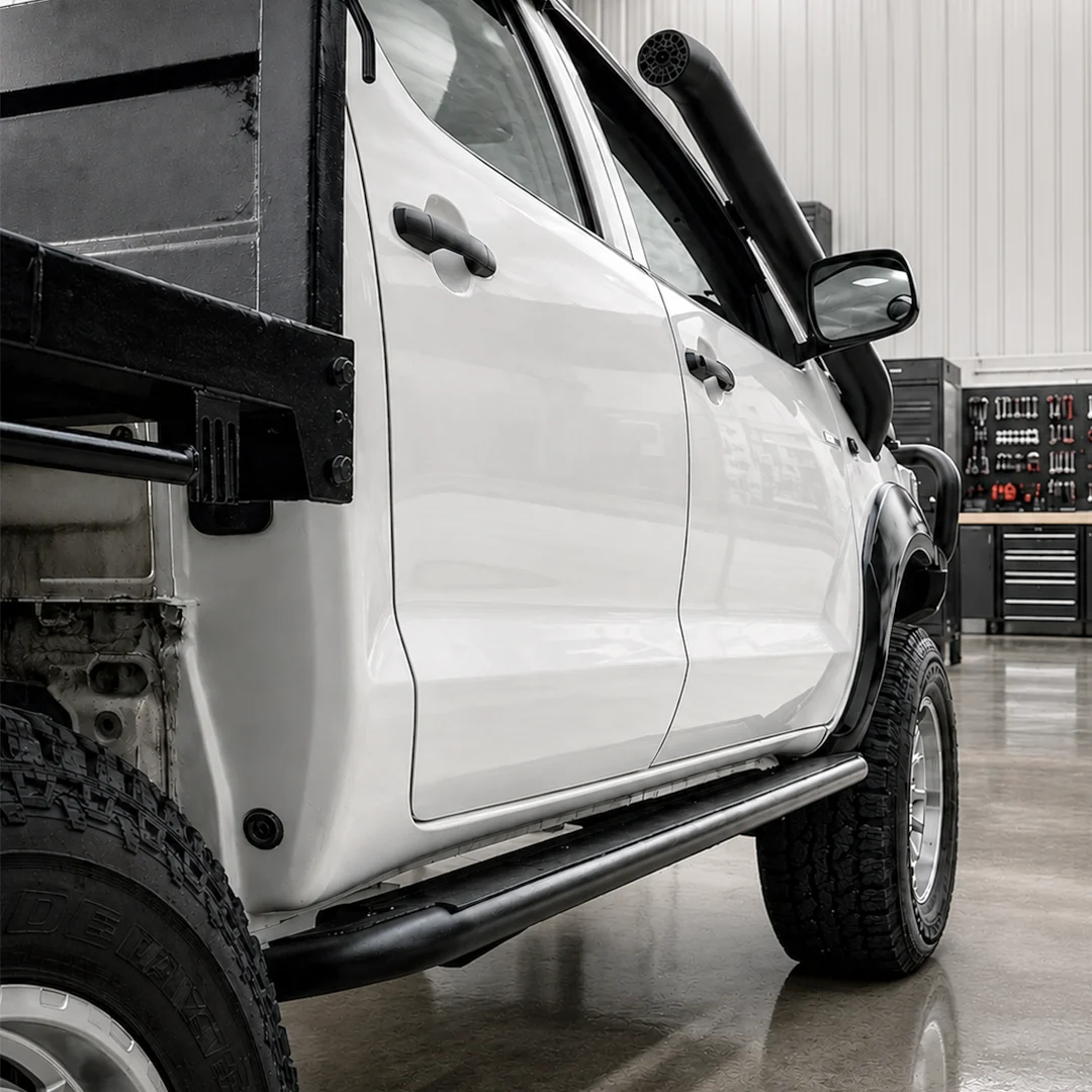 N70 Rock Sliders - Angled Design (Suits 2005-2015 Hilux N70) - Image 3