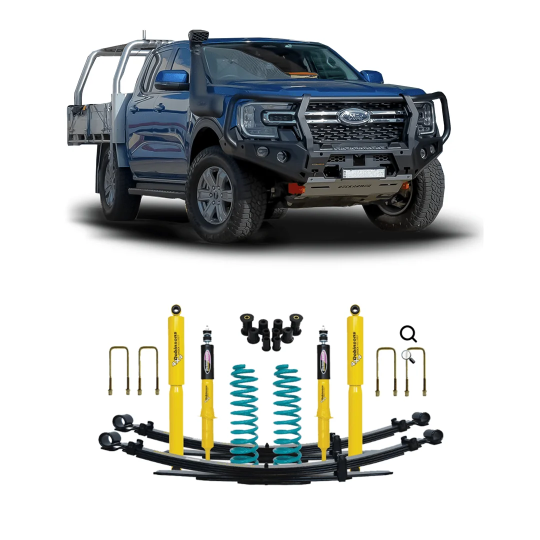 Next Gen Ford Ranger Suspension Kit 50mm | Dobinsons Nitro Gas Twin Tube