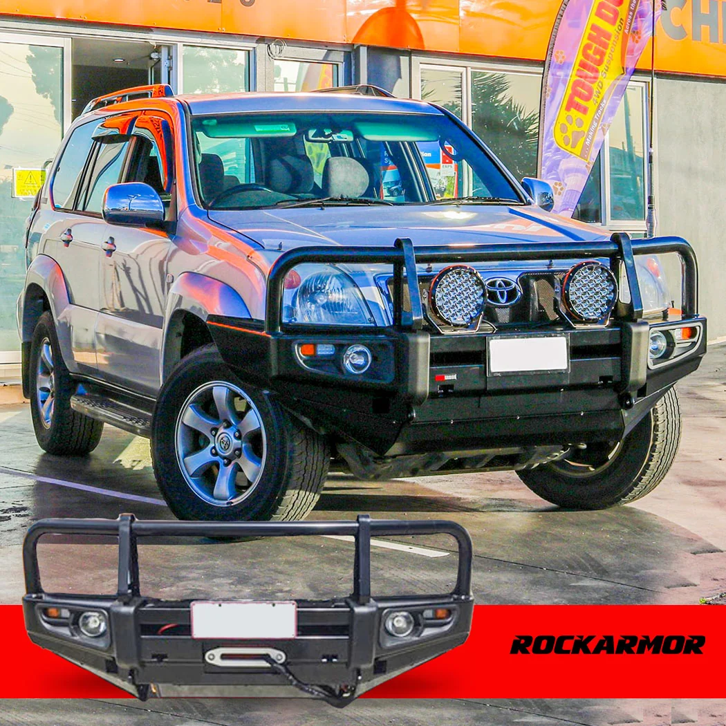 Prado 120 Frontal Pack - Bull Bar, Winch, LED Spotties - Image 6