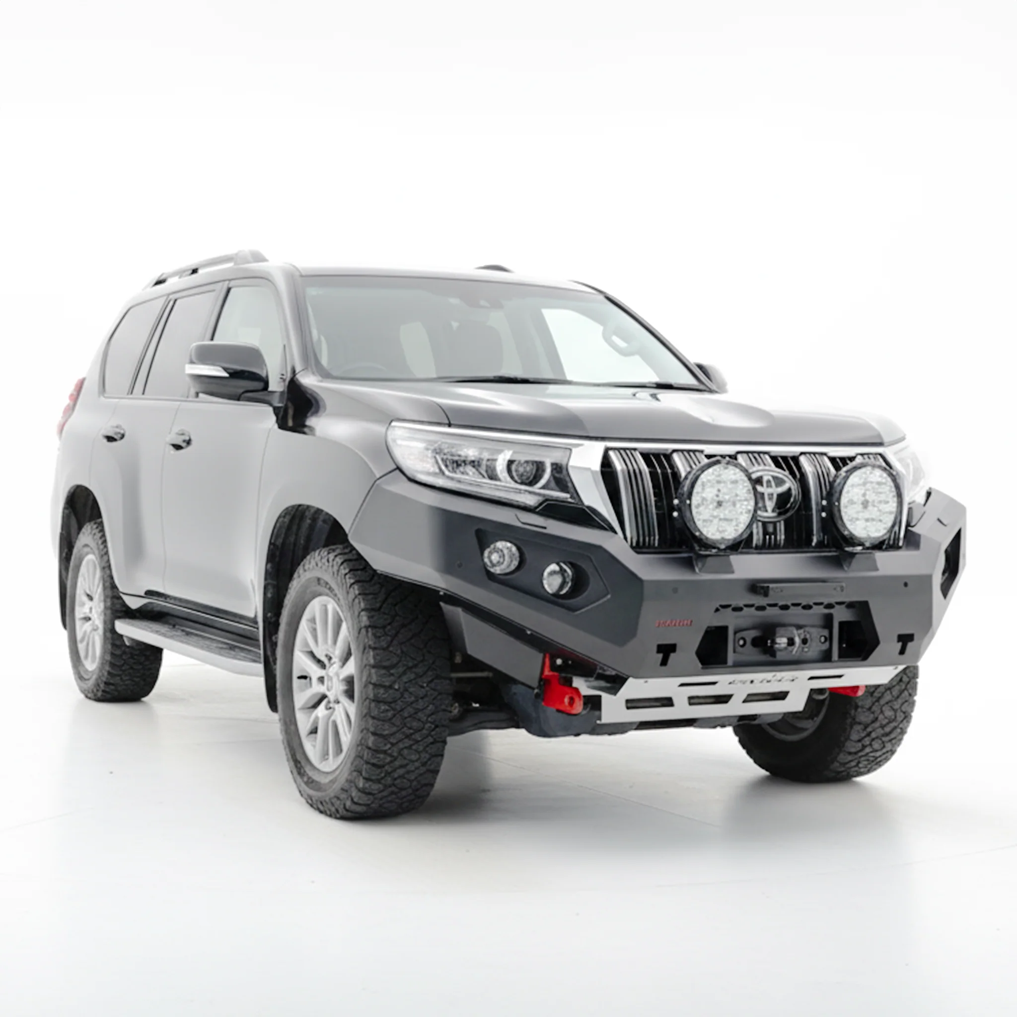 Prado 150 GT Bumper Steel no loop bull bar to Suit 11/2017+ - Image 3
