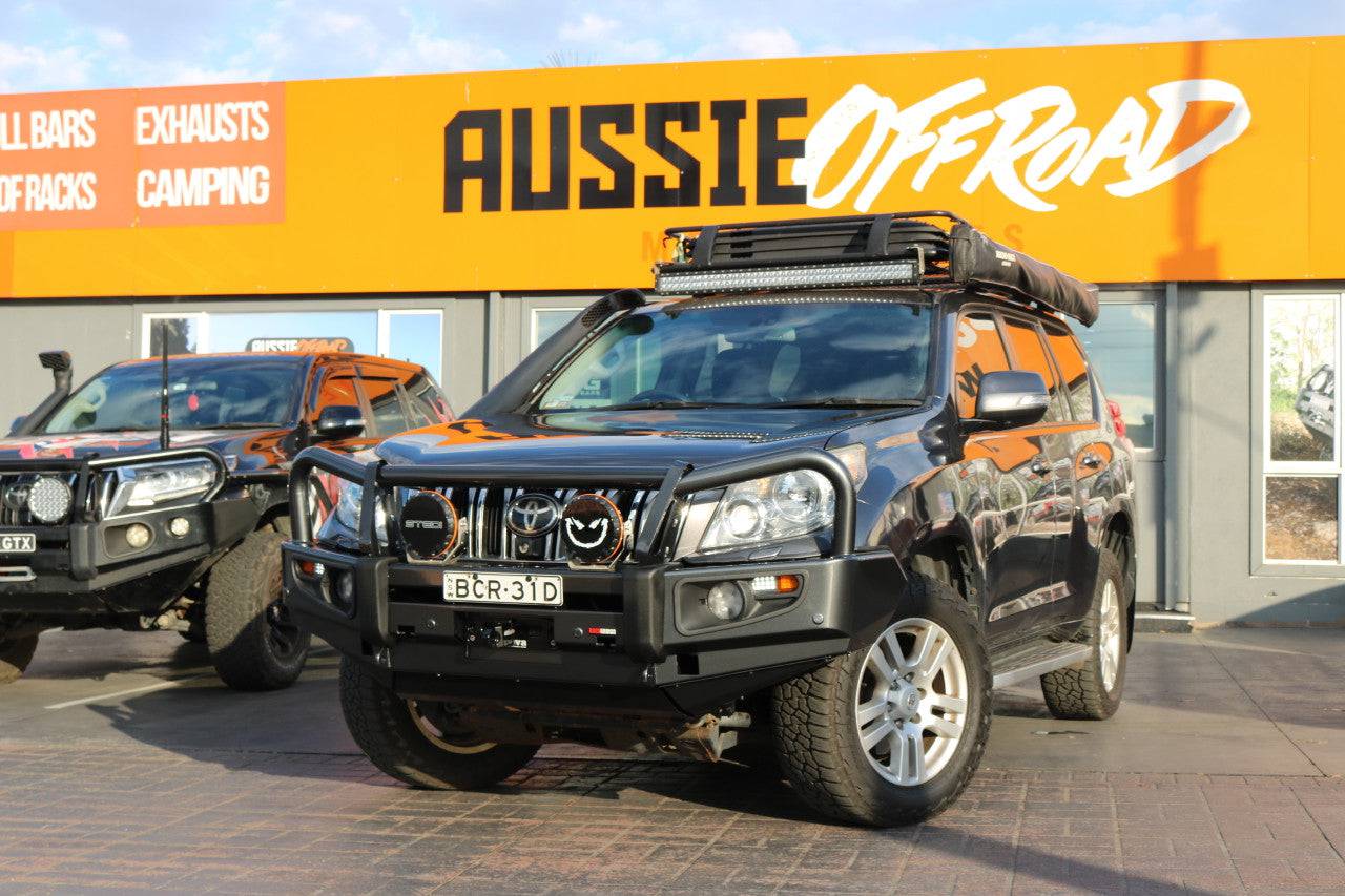 Prado 150 Frontal Pack Bull Bar Winch LED Lights Suits: 1/2009 - 10/2013 - Image 6