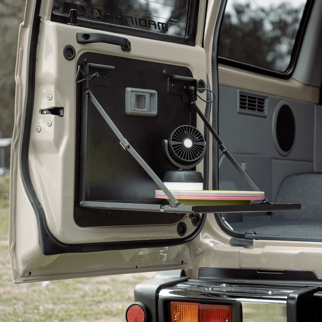 Rear Door Alloy Folding Table (Passenger side) Suits Troop Carriers & 76 Series - Image 3