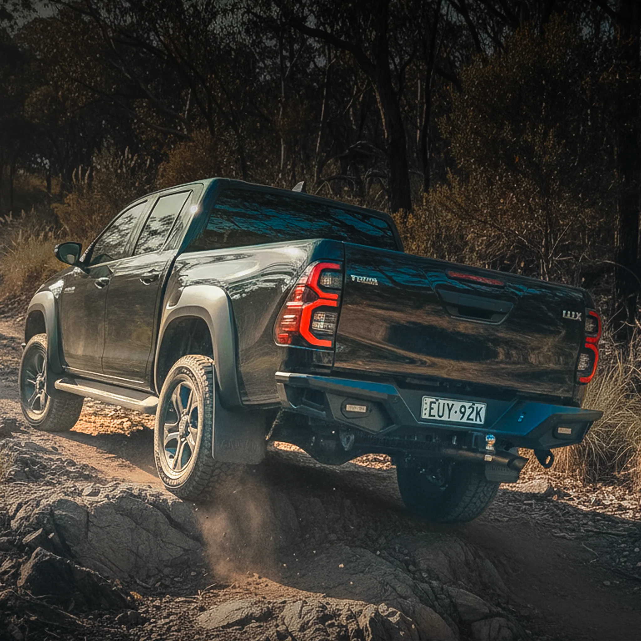 Rear Step Tow Bar - Suits Hilux N80 2015 - 2025 - Image 3