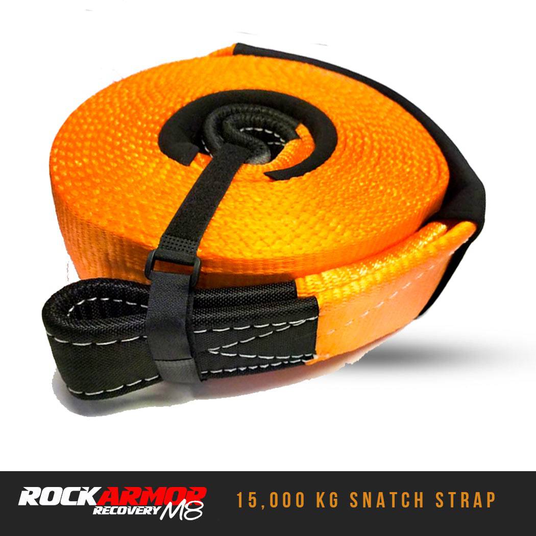 15,000kg Rated Snatch Strap - Rockarmor 4x4 - Image 3