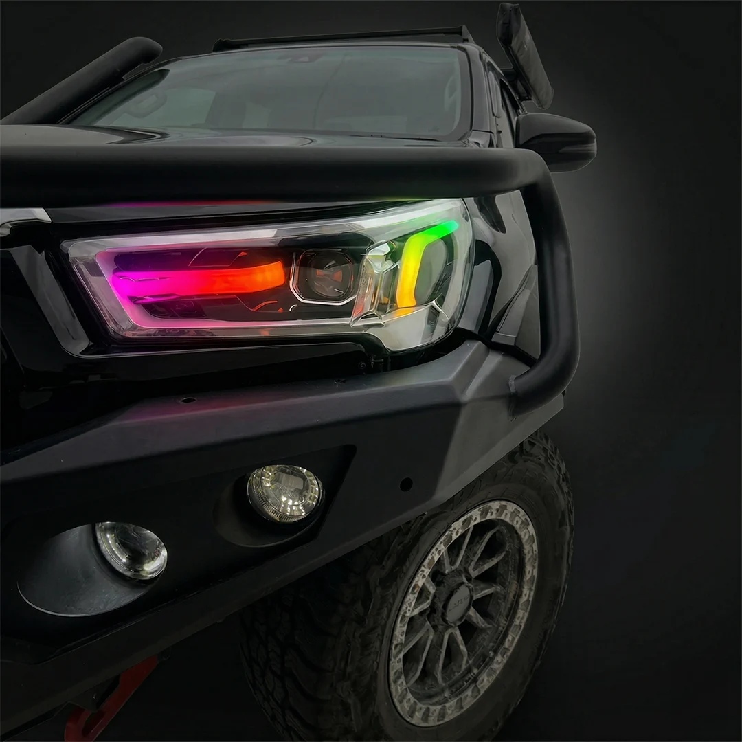 RGBW HEADLIGHTS - Suits Hilux N80 08/2020 - 2025 - Image 3