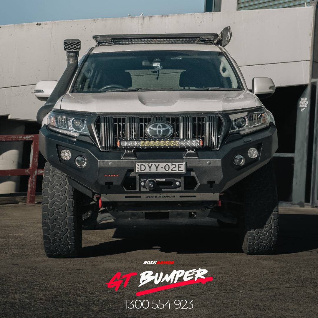 Prado 150 GT Bumper Steel no loop bull bar to Suit 11/2017+ - Image 5
