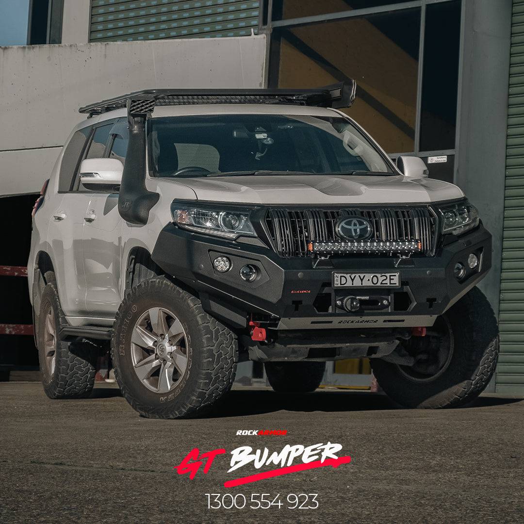 Prado 150 GT Bumper Steel no loop bull bar to Suit 11/2017+ - Image 6