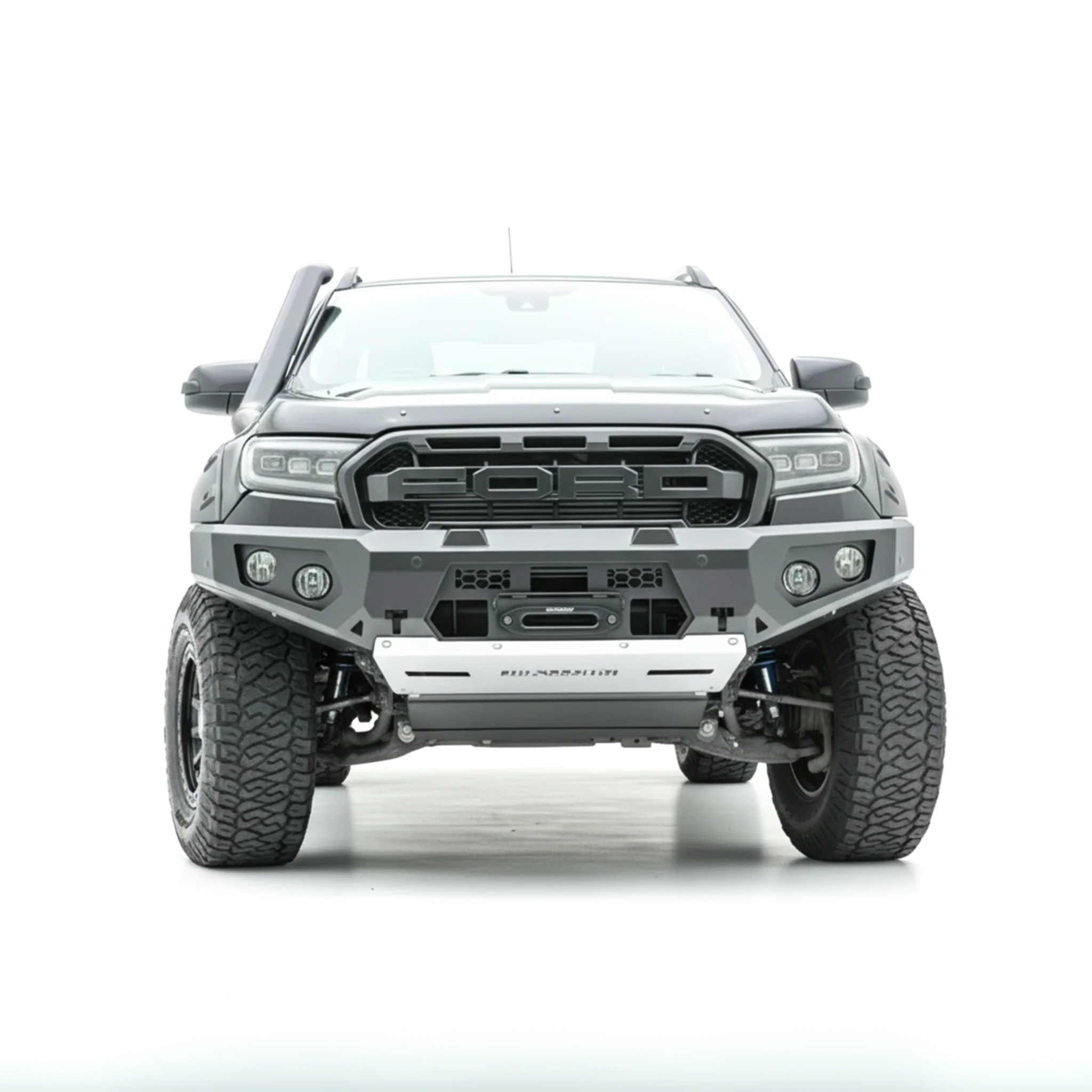 PX2 & PX3 Ford Ranger GT Bumper No Loop Bull Bar - Rockarmor 4x4 - Image 5