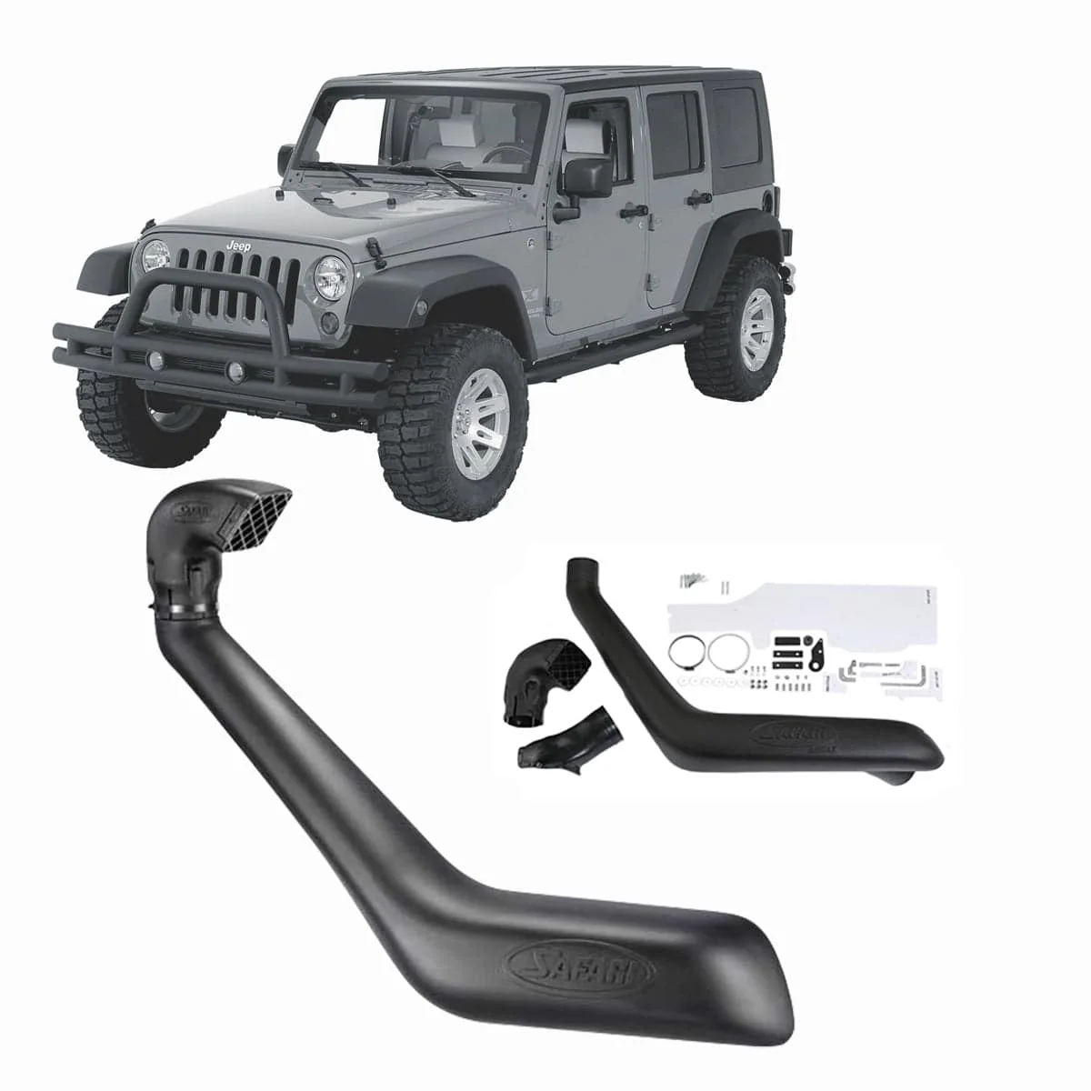 Safari Snorkel for Jeep Wrangler (02/2012 - 04/2018) - Image 4