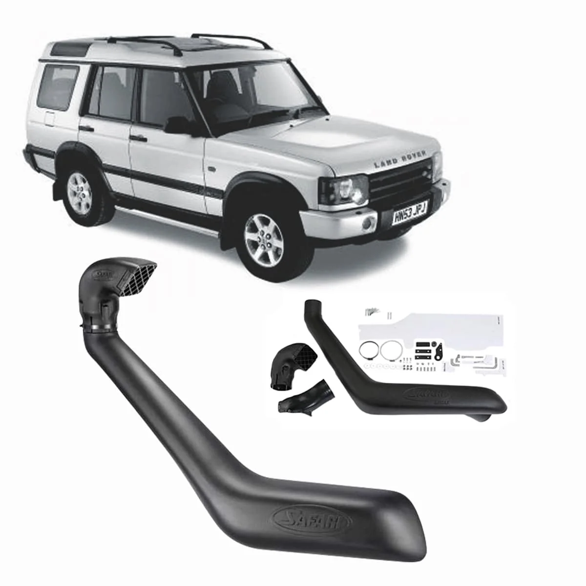 Safari Snorkel for Land Rover Discovery 4 (09/2005 - 07/2017), Discovery 3 (04/2005 - 09/2009), Discovery (07/2005 - 09/2009) - Image 4