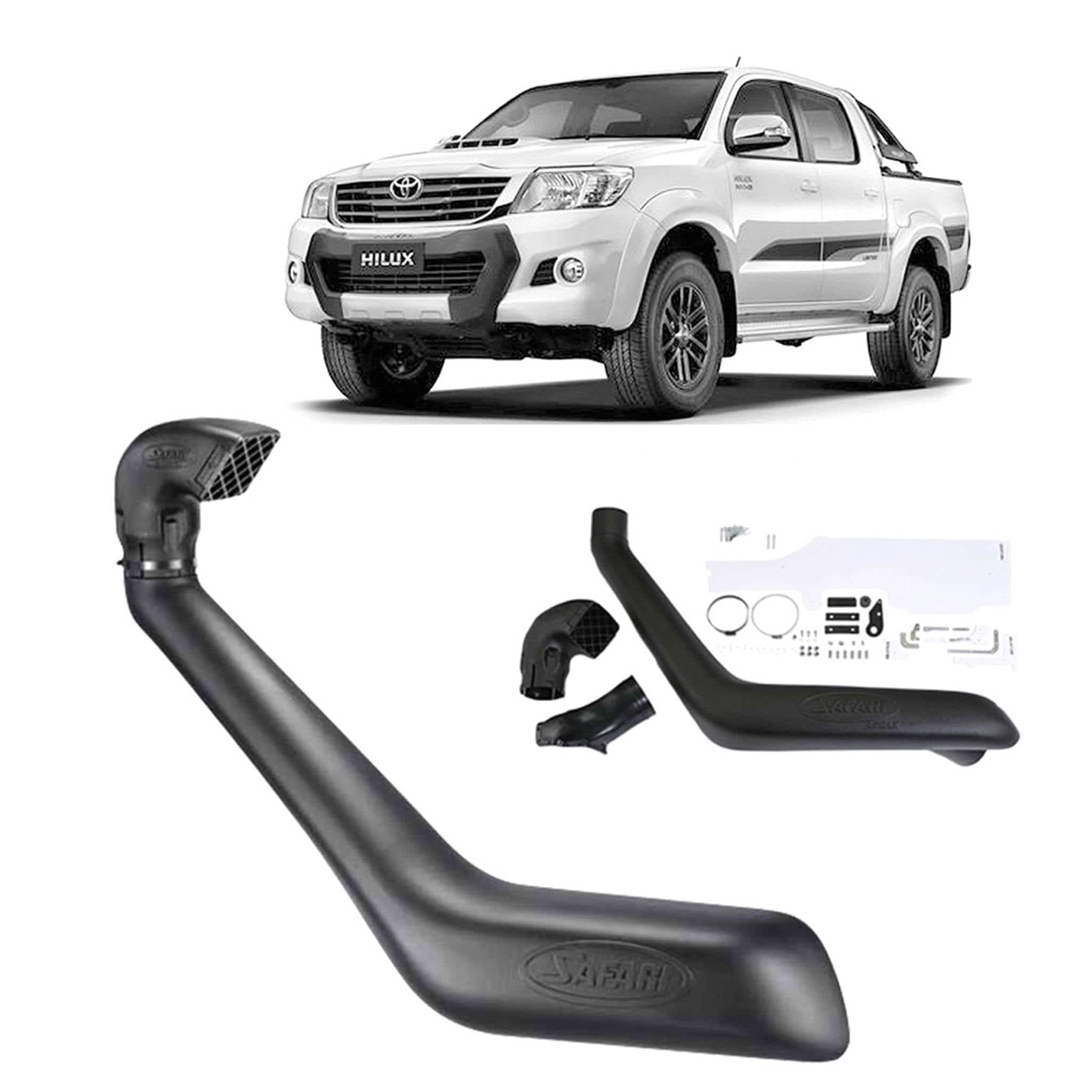 Safari Snorkel for Hilux N70 3.0L Diesel 1KD-FTV (10/2011 - 06/2015) - Image 6