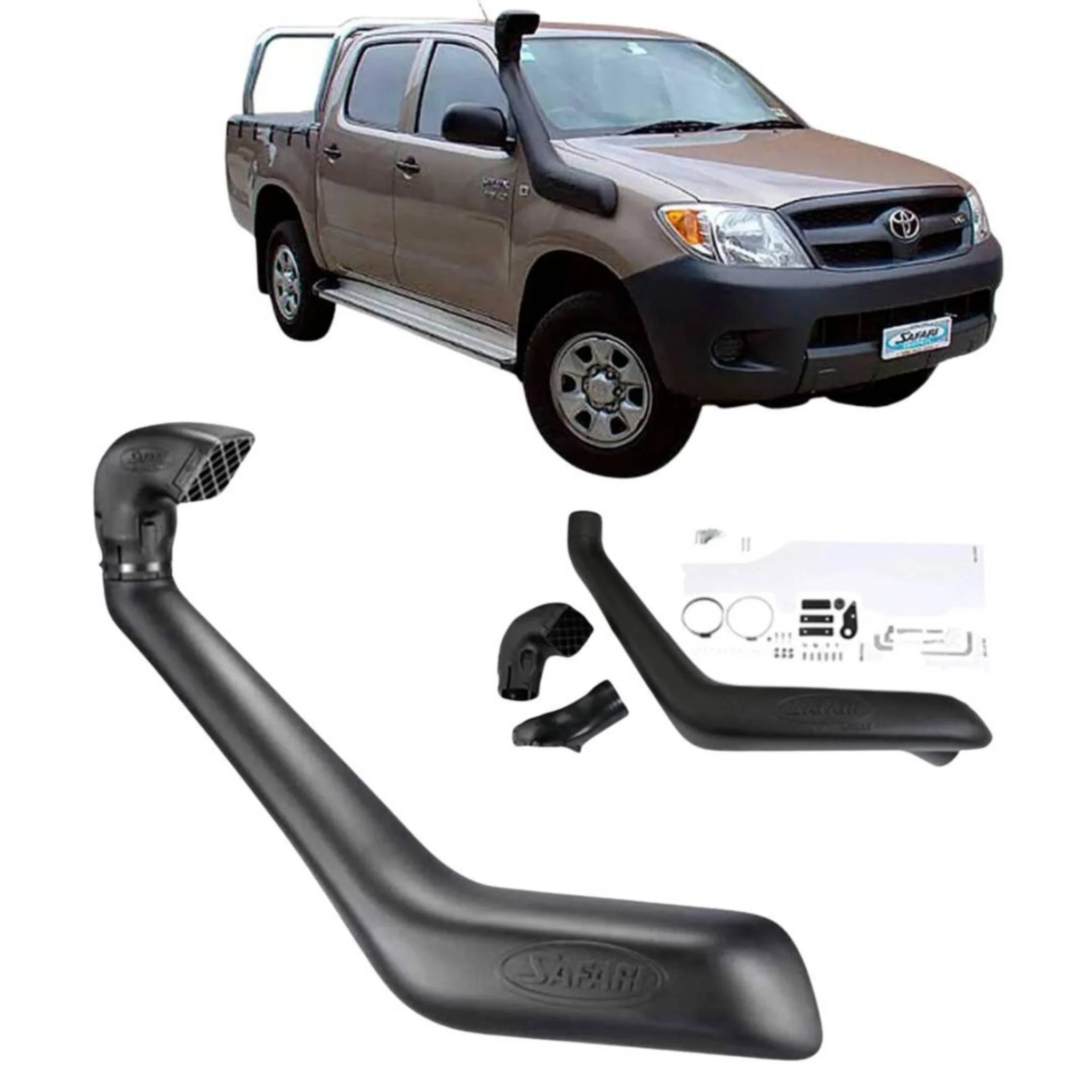 Safari Snorkel for n70 Hilux Pre Facelift 3.0L Diesel 1KD-FTV (03/2005 - 07/2011) - Image 4
