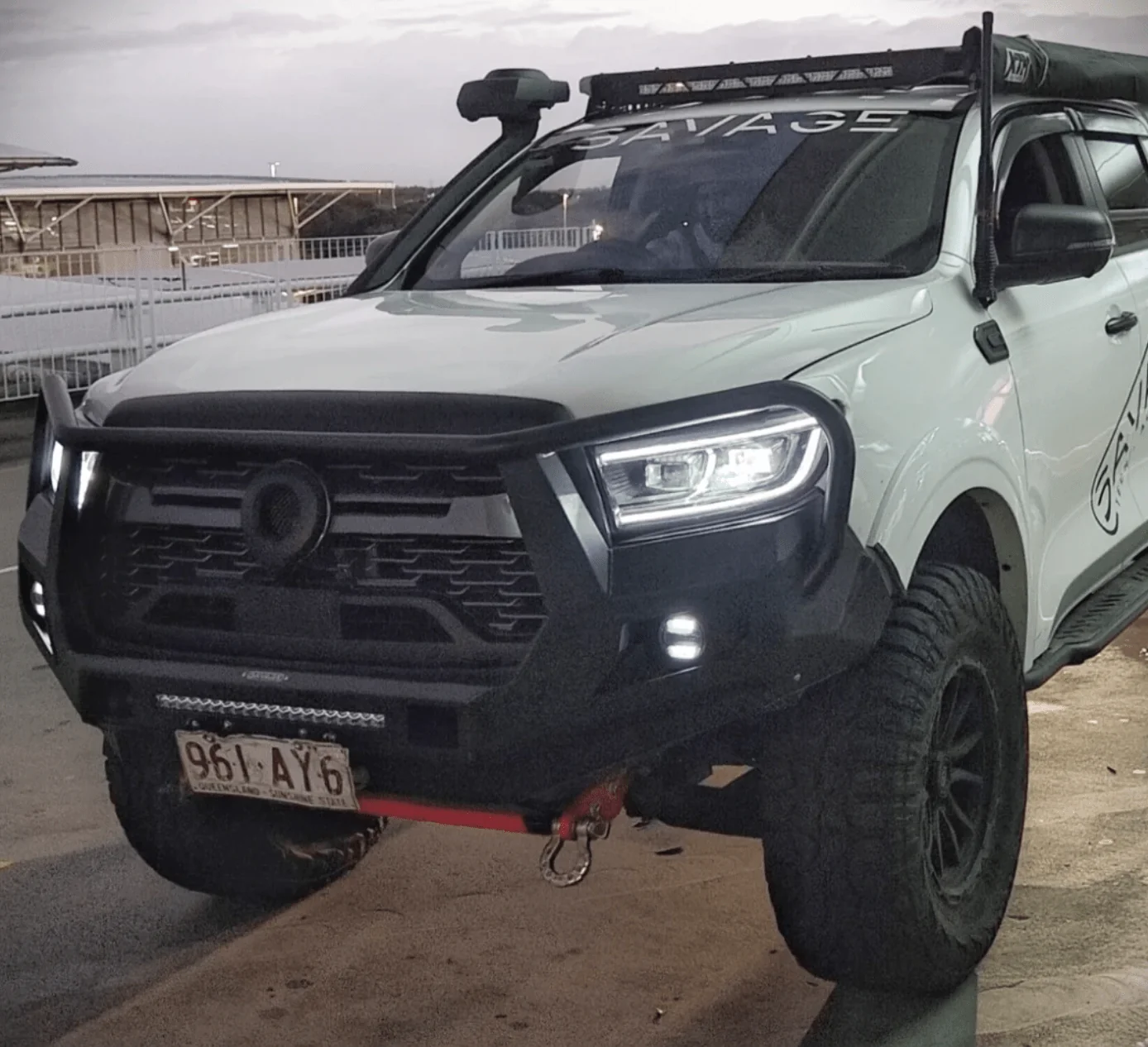 GWM CANNON BEAST (HOOPED) BULLBAR by Savage Tech - Image 3