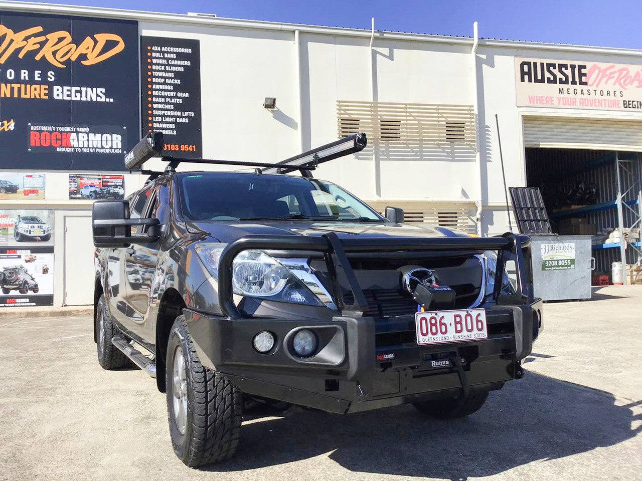 Mazda Bt50 Protek Pack - Bull Bar, Runva Winch, Stedi Led Lights - Image 5