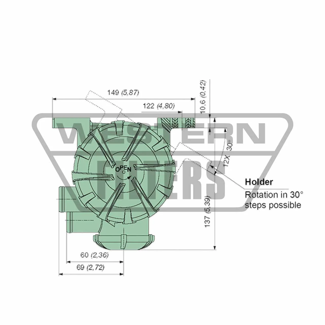 Mitsubishi Triton 2015-23 MQ MR Pajero Sports 2.4L Diesel 4N15 Mann+Hummel ProVent Oil Catch Can Kit OS-PROV-14 - Image 10