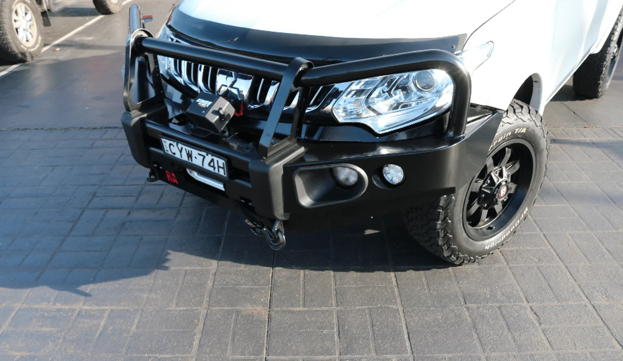 Mitsubishi MQ Triton Protek Pack - Bull Bar, Runva Winch, Stedi lights - Image 9