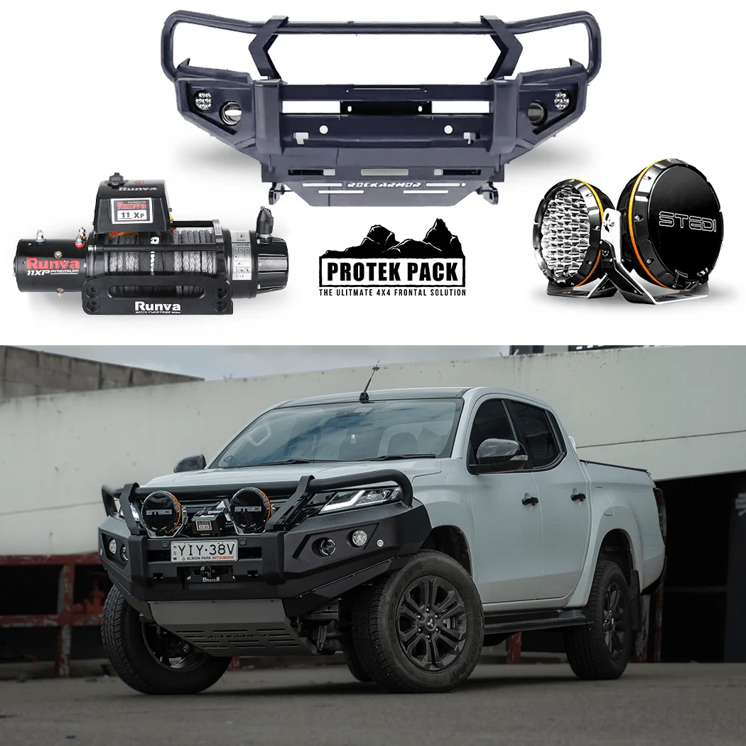 MR Triton Protek Pack - GT Bull Bar, Runva Winch, Stedi led Spotties - Image 14