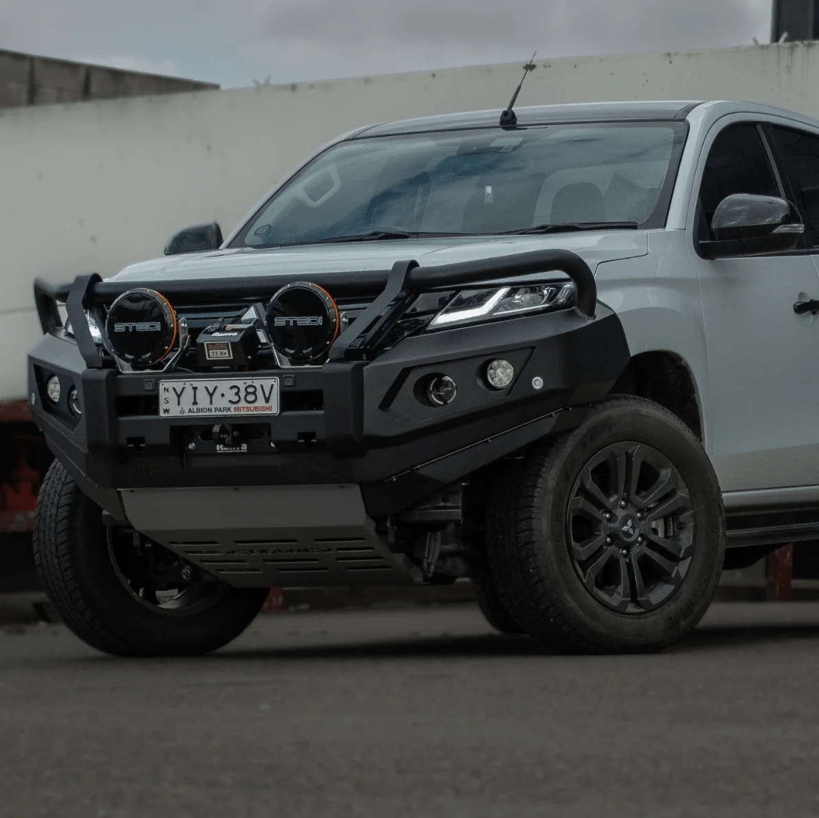 MR Triton Protek Pack - GT Bull Bar, Runva Winch, Stedi led Spotties - Image 3