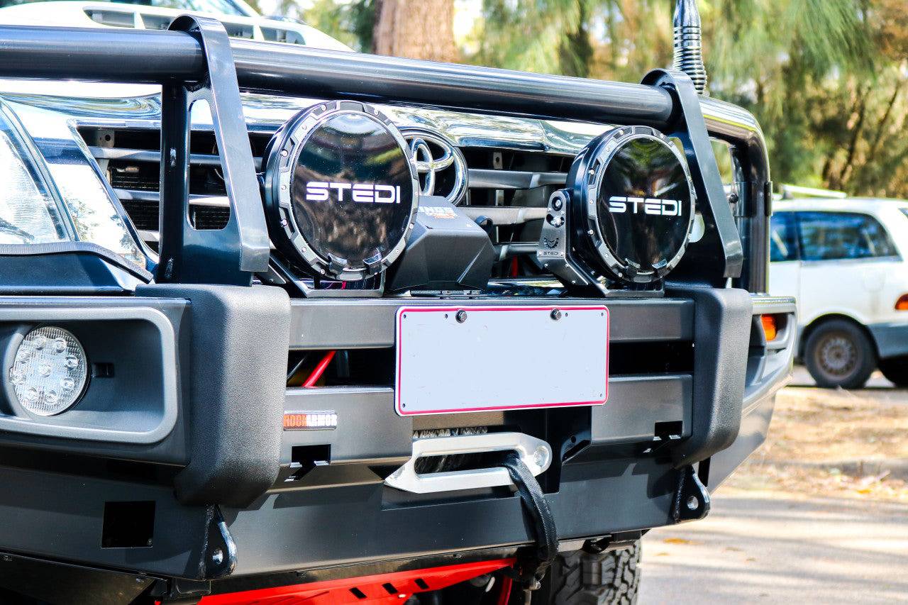 Frontal Pack Bull Bar Winch Spotties Suits - Toyota Hilux | 04/2005 - 08/2015 | Rockarmor - Image 5
