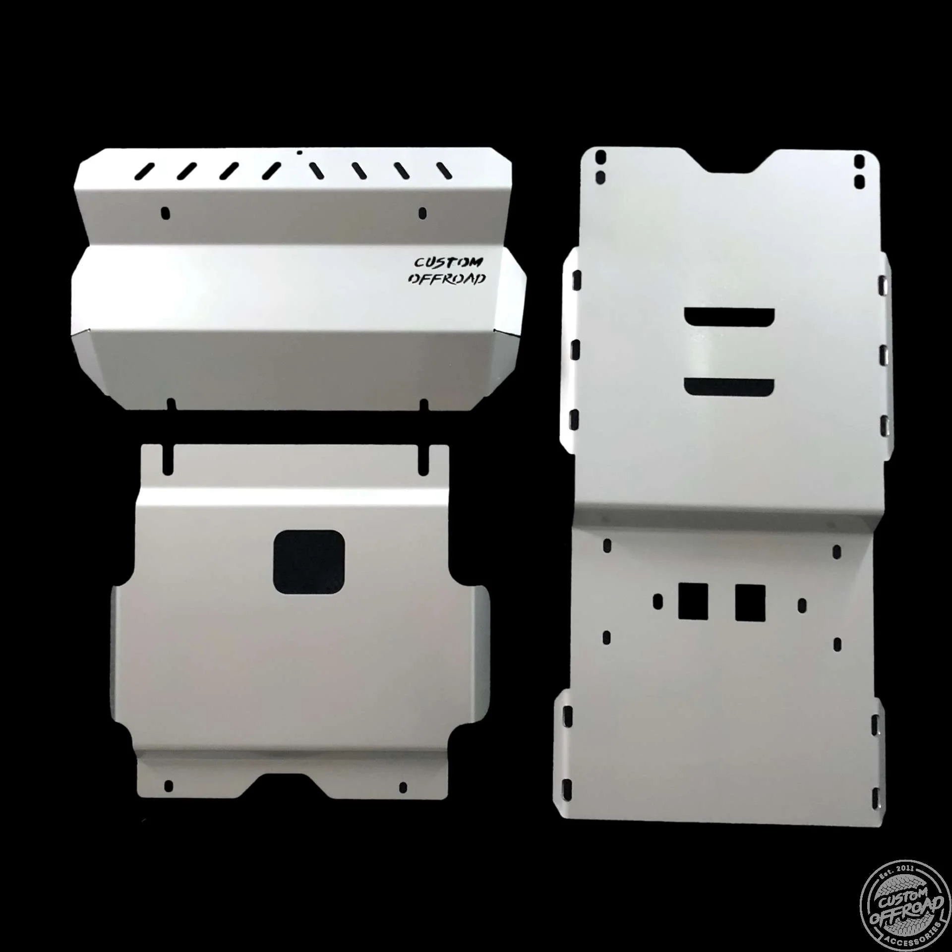 3mm Stainless 3 piece Bash Plate to Suit Hilux N80 2016 to 2021 - Front, Diff/Sump and Transmission - Image 3