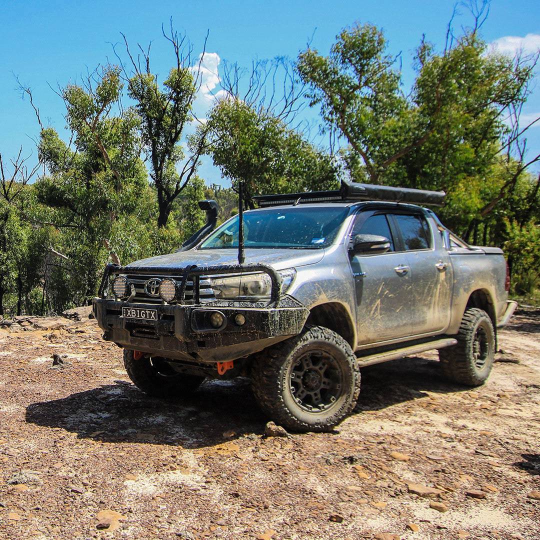 Protek Pack Rockarmor Bull Bar Runva Winch Stedi Spotties Suits Toyota Hilux | 09/2015 -07/2020 | Rockarmor - Image 4