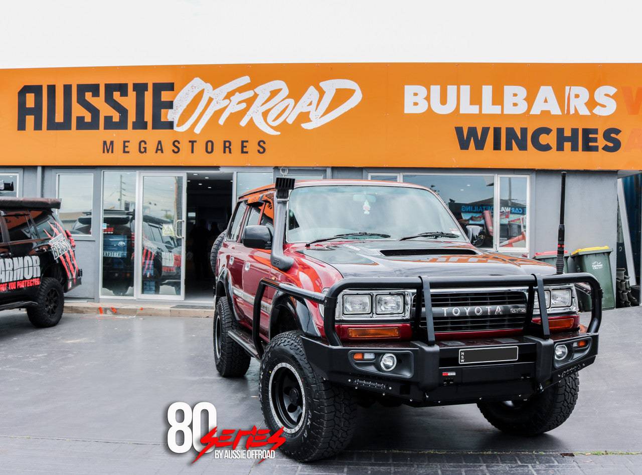 Frontal Pack Bullbar winch spotties Suits Landcruiser 80 Series | Rockarmor - Image 3