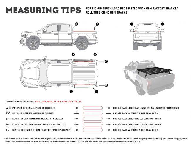 Universal I Load Bed Rack Kit | 1425(W) X 1358(L) Slimline - Front Runner 4x4 - Image 3